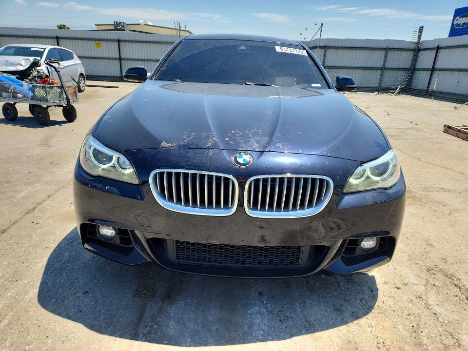 2016 BMW 5er VIN WBAKP9C55GD981278 COPART salvage auction — SIDE, Ca - Salvage Certificate, sold $5,200 on 2026-07-17 (photo 5)