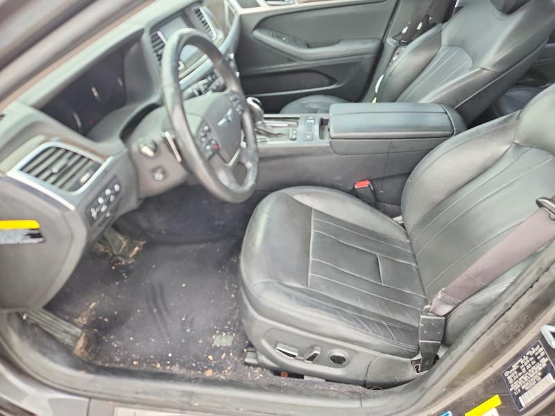2017 Genesis G80 VIN KMHGN4JE3HU204745 COPART salvage auction — SIDE, Tx - Salvage Vehicle Title, sold $3,100 on 2026-07-16 (photo 7)