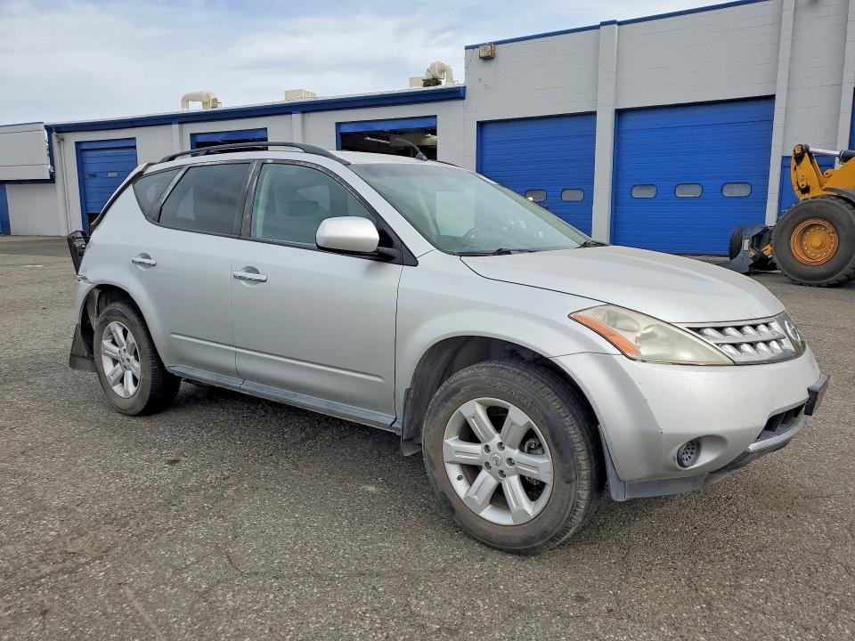 2007 Nissan Murano VIN JN8AZ08W07W615579 COPART salvage auction — REAR END, Wa - Bill Of Sale, sold $325 on 2026-07-06 (photo 4)