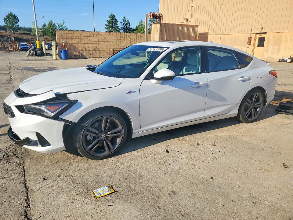 2025 Acura Integra VIN 19UDE4H66SA010243 COPART salvage auction — FRONT END, Sc - Cert Of Title-Salvage, sold $8,000 on 2026-07-10 (photo 1)