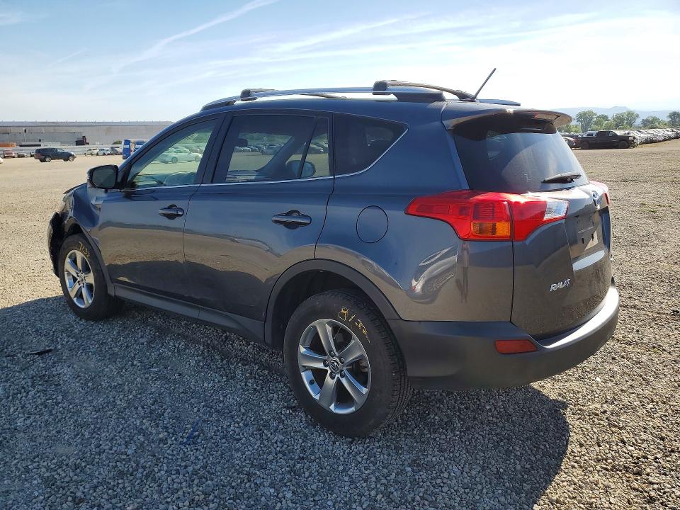 2015 Toyota Rav 4 VIN JTMRFREV0FD118422 COPART salvage auction — FRONT END, Ca - Salvage Certificate, sold $5,500 on 2026-07-17 (photo 2)