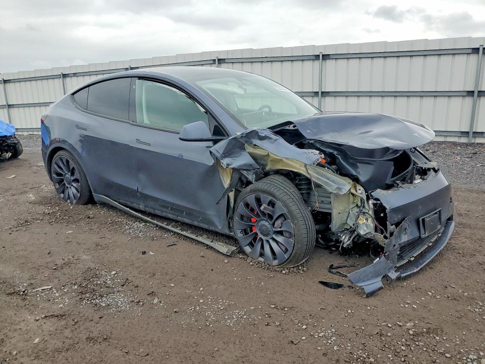 2023 Tesla VIN 7SAYGDEF0PF711991 COPART salvage auction — FRONT END, Va - Cert Of Title - Salvage, sold $6,700 on 2026-07-08 (photo 4)