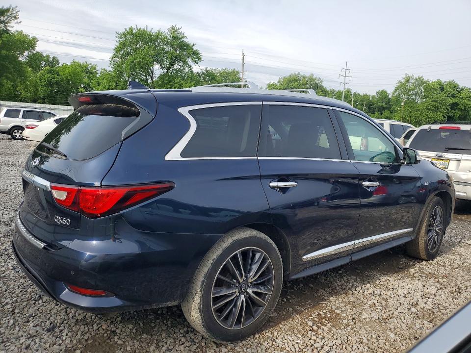 2017 Infiniti Qx60 VIN 5N1DL0MM7HC513919 COPART salvage auction — REAR END, Oh - Certificate Of Title, sold $1,250 on 2026-07-02 (photo 3)