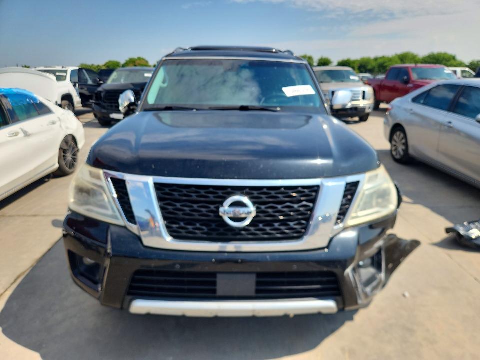 2017 Nissan Armada VIN JN8AY2ND4H9009106 COPART salvage auction — SIDE, Tx - Salvage Vehicle Title, sold $4,500 on 2026-07-02 (photo 5)