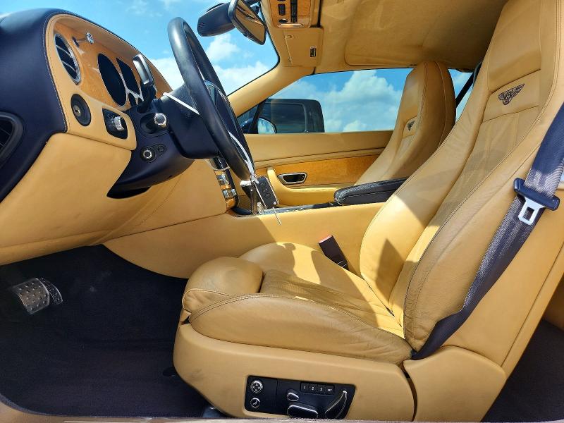 2008 Bentley Continental VIN SCBDR33W88C057519 COPART salvage auction — FRONT END, Tx - Certificate Of Title, sold $8,700 on 2026-07-21 (photo 7)