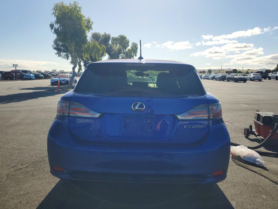 2012 Lexus Ct VIN JTHKD5BH5C2114077 COPART salvage auction — FRONT END, Ca - Salvage Certificate, sold $1,250 on 2026-07-06 (photo 6)