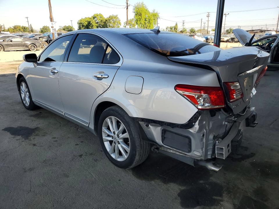 2010 Lexus Es 350 VIN JTHBK1EGXA2358385 COPART salvage auction — REAR END, Ca - Salvage Certificate, sold $1,300 on 2026-07-30 (photo 2)