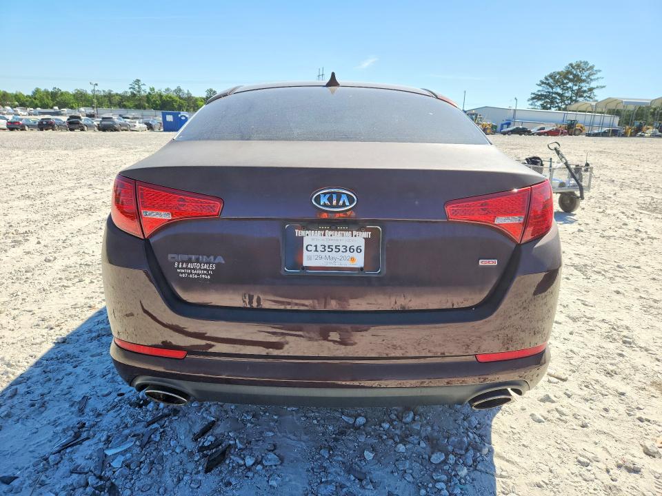 2011 Kia Optima VIN KNAGM4A79B5130755 COPART salvage auction — FRONT END, Ga - Cert Of Title-Salvage, sold $750 on 2026-07-27 (photo 6)