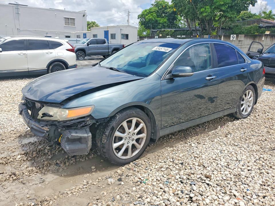 2007 Acura Tsx VIN JH4CL96937C004582 COPART salvage auction — FRONT END, FL - CERT OF TITLE SLVG REBUILDABLE, sold $375 on 2026-07-10 (photo 1)
