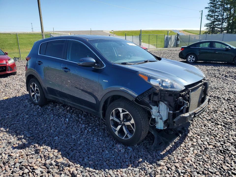 2021 Kia Sportage VIN KNDPMCAC1M7861097 COPART salvage auction — FRONT END, In - Cert Of Title-Salvage Title, sold $2,300 on 2026-07-07 (photo 4)
