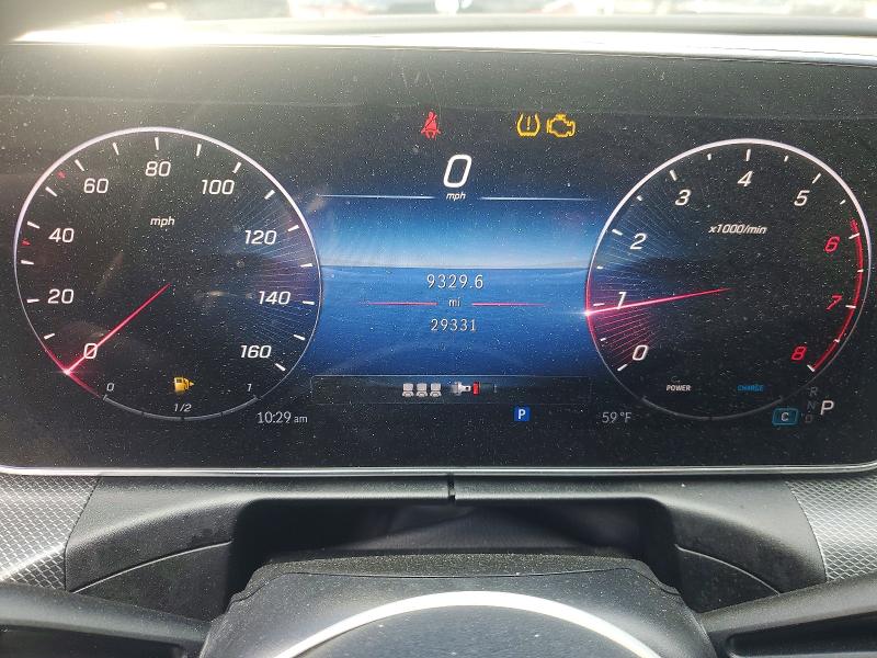 2024 Mercedes-benz C class VIN W1KAF4HB7RR217530 COPART salvage auction — FRONT END, PA - CERTIFICATE OF SALVAGE, sold $18,500 on 2026-07-17 (photo 9)