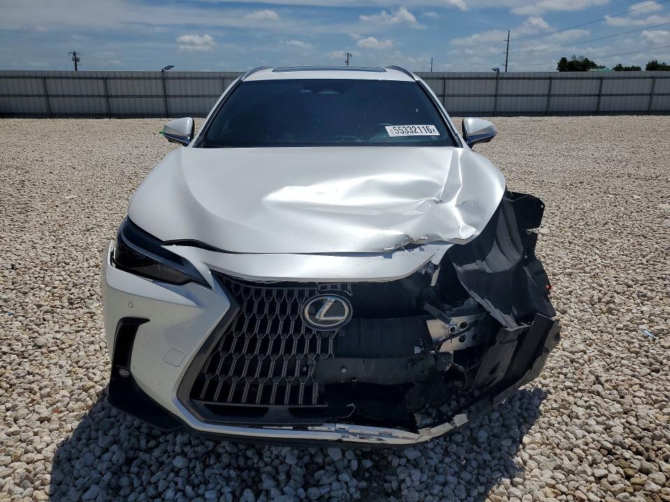 2025 Lexus VIN JTJGGCEZ9S5011634 COPART salvage auction — FRONT END, Tx - Salvage Vehicle Title, sold $7,800 on 2026-07-30 (photo 5)