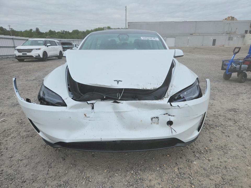 2026 Tesla Model 3 VIN 5YJ3E1ET8TF161628 COPART salvage auction — FRONT END, Va - Cert Of Title - Salvage, sold $22,700 on 2026-07-08 (photo 5)