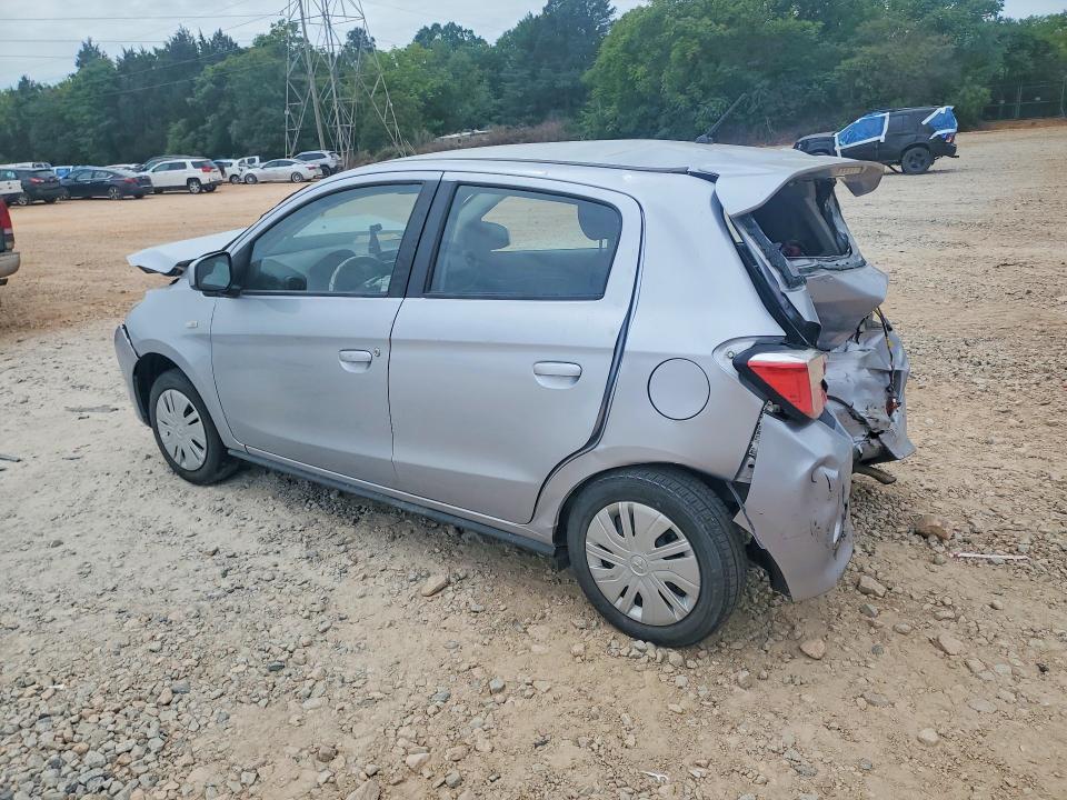 2022 Mitsubishi Mirage VIN ML32AUHJ3NH004663 COPART salvage auction — REAR END, Fl - Certificate Of Destruction, sold $525 on 2026-07-13 (photo 2)