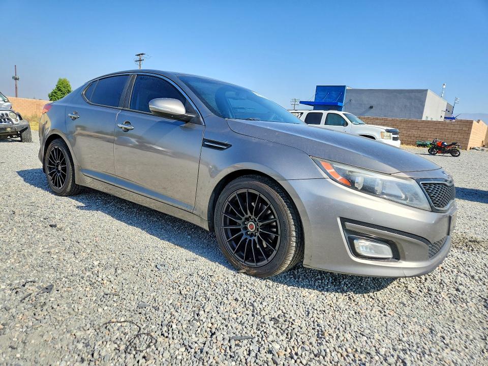 2015 Kia Optima VIN 5XXGN4A70FG361867 COPART salvage auction — REAR END, Ca - Salvage Certificate, sold $1,000 on 2026-07-15 (photo 4)