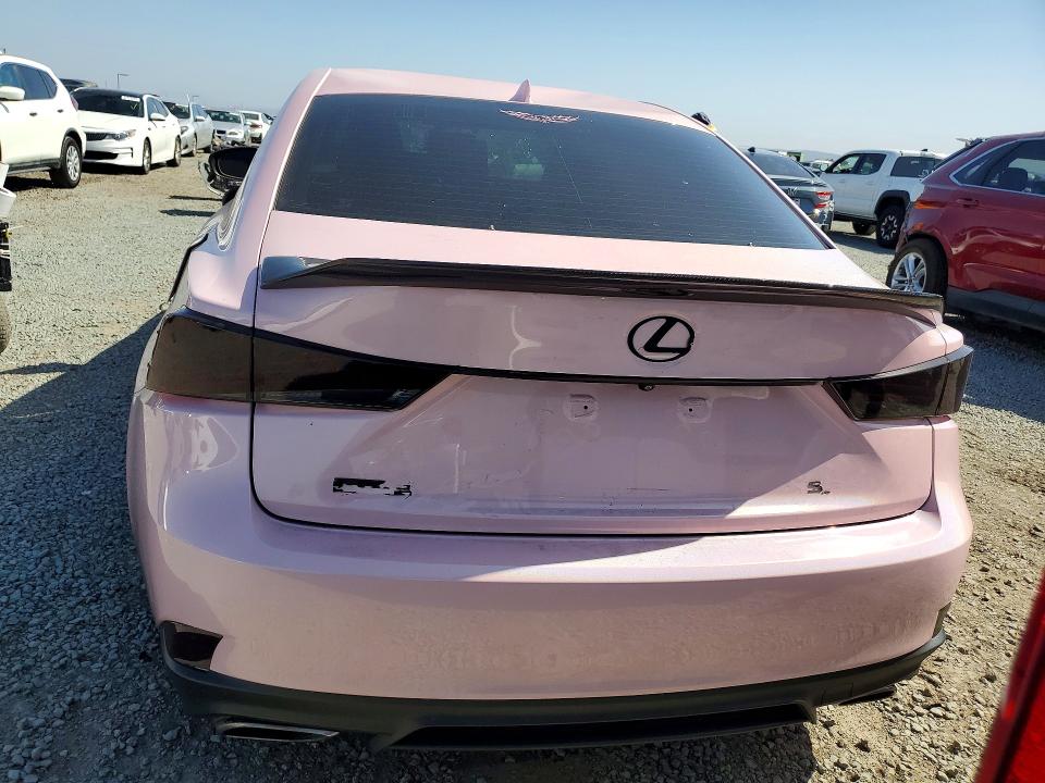 2017 Lexus Is VIN JTHBE1D29H5030638 COPART salvage auction — FRONT END, Ca - Salvage Certificate, sold $2,050 on 2026-07-14 (photo 6)