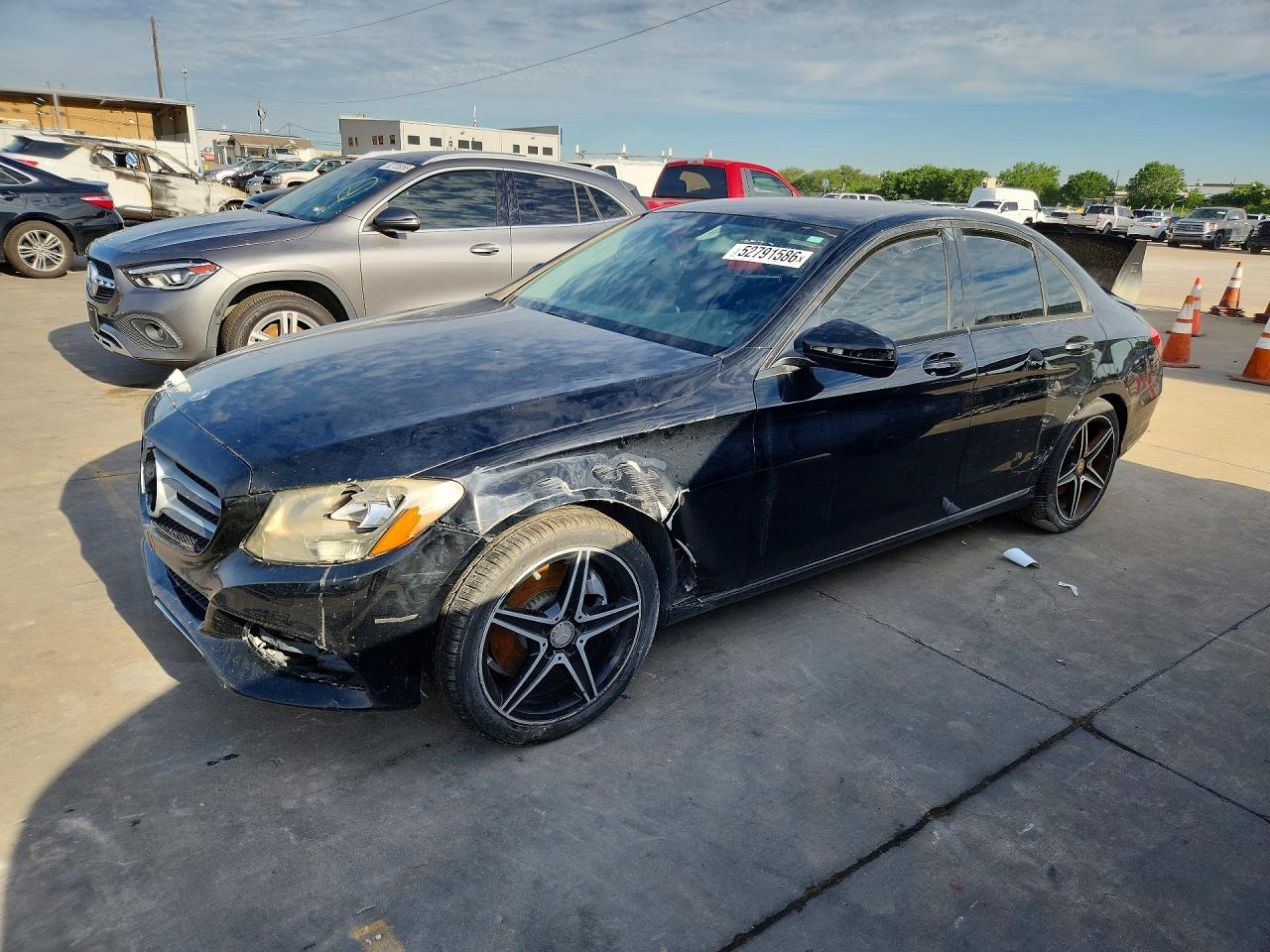 2016 Mercedes-Benz C-Class VIN 55SWF4JB9GU161330 COPART salvage auction — Side, TX - CERTIFICATE OF TITLE, sold $1,150 on 2026-07-09 (photo 1)