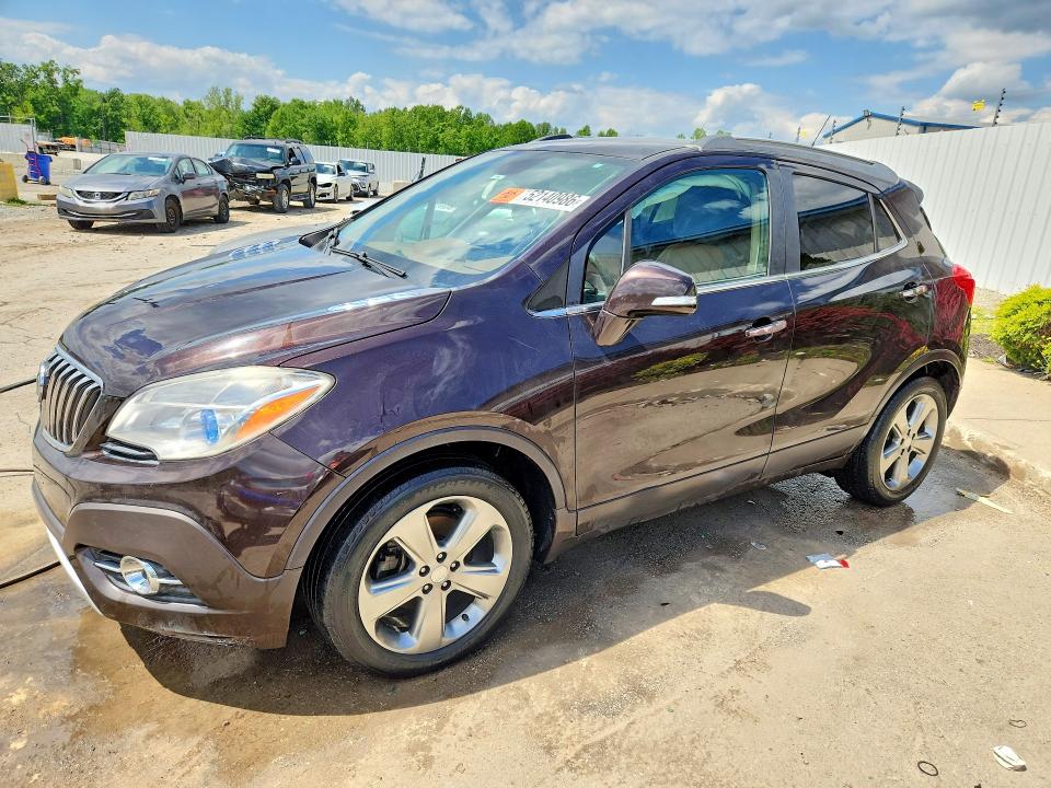 2014 Buick Encore VIN KL4CJCSB9EB627750 COPART salvage auction — SIDE, Ky - Cert Of Reg-Junked Vehicle, sold $350 on 2026-07-27 (photo 1)