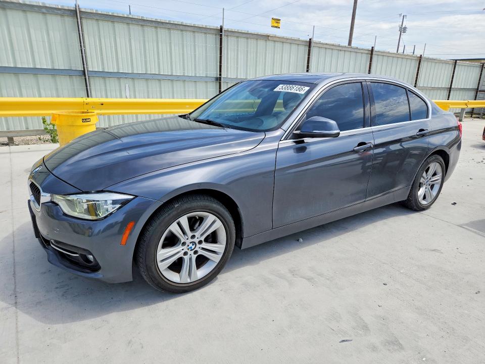 2017 BMW 3er VIN WBA8B9C5XHK675599 COPART salvage auction — REAR END, Tx - Salvage Vehicle Title, sold $3,950 on 2026-07-10 (photo 1)
