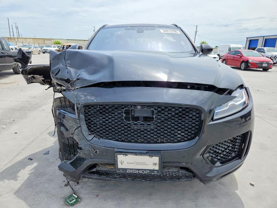 2017 Jaguar F-pace VIN SADCM2BV7HA080526 COPART salvage auction — FRONT END, Tx - Salvage Vehicle Title, sold $3,150 on 2026-07-02 (photo 5)