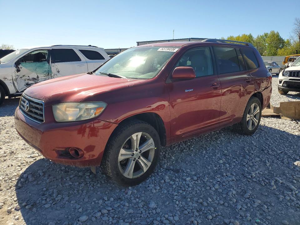 2008 Toyota Highlander VIN JTEES43A282005210 COPART salvage auction — SIDE, Id - Salvage Certificate Of Title, sold $550 on 2026-07-30 (photo 1)