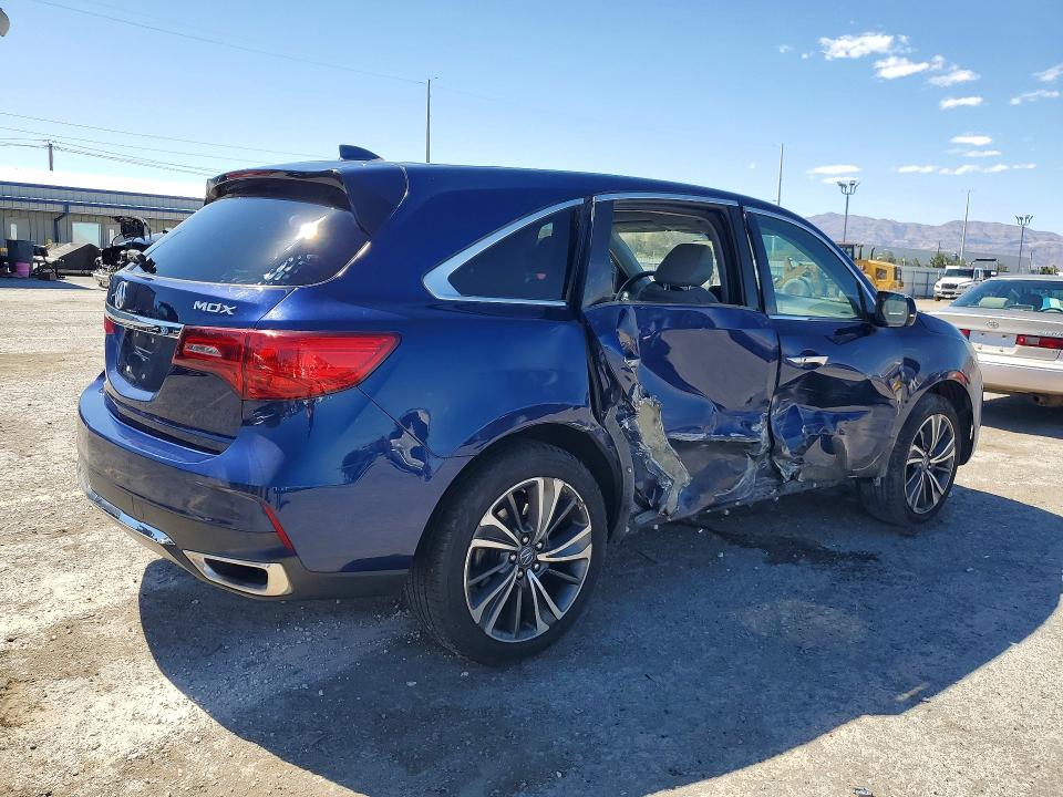 2019 Acura Mdx VIN 5J8YD3H54KL004306 COPART salvage auction — SIDE, Nv - Salvage Title, sold $5,800 on 2026-07-30 (photo 3)