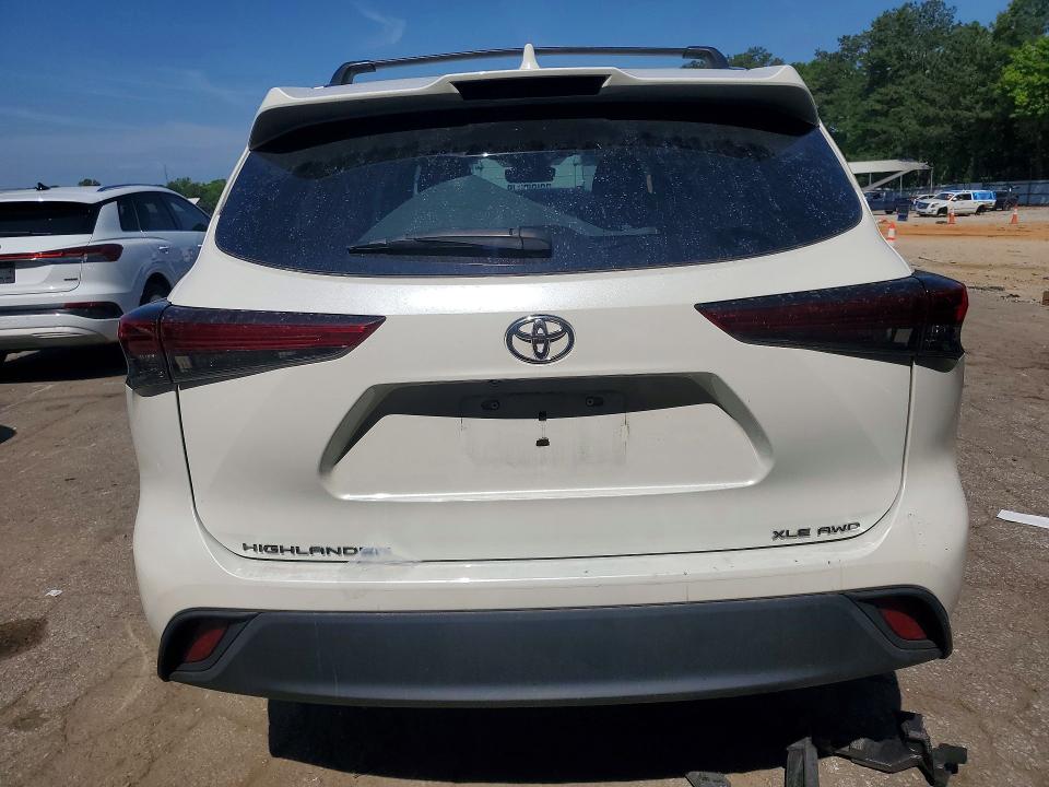2021 Toyota VIN 5TDGZRBH2MS130974 COPART salvage auction — FRONT END, Ga - Cert Of Title-Salvage, sold $18,300 on 2026-07-10 (photo 6)