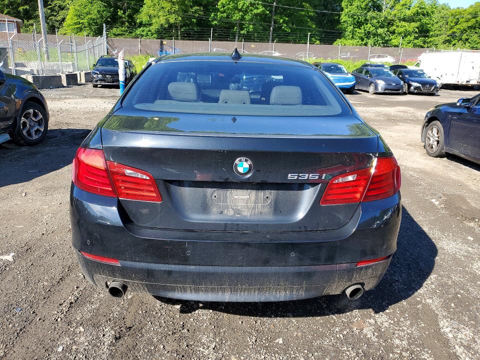 2012 BMW 5er VIN WBAFU7C53CDU59631 COPART salvage auction — FRONT END, Md - Cert Of Salvage > 75% Damage, sold $2,100 on 2026-07-09 (photo 6)