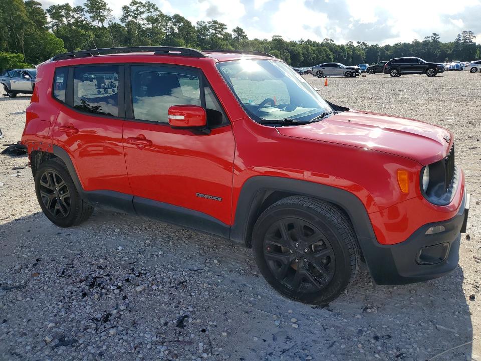 2017 Jeep Renegade VIN ZACCJABB1HPG44952 COPART salvage auction — REAR END, Tx - Certificate Of Title, sold $2,150 on 2026-07-07 (photo 4)