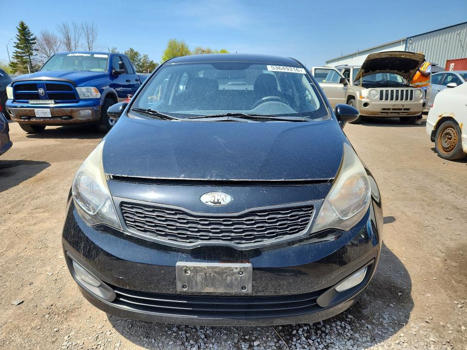 2013 Kia Rio VIN KNADM4A38D6207984 COPART salvage auction — MINOR DENT/SCRATCHES, On - Permit No Brand - Unfit, sold $750 on 2026-07-21 (photo 5)