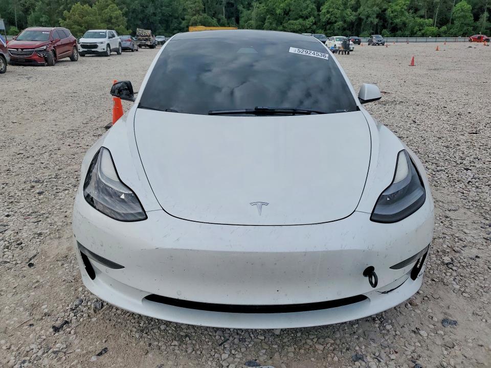 2021 Tesla VIN 5YJ3E1EA3MF091603 COPART salvage auction — FRONT END, Tx - Certificate Of Title, sold $4,600 on 2026-07-28 (photo 5)