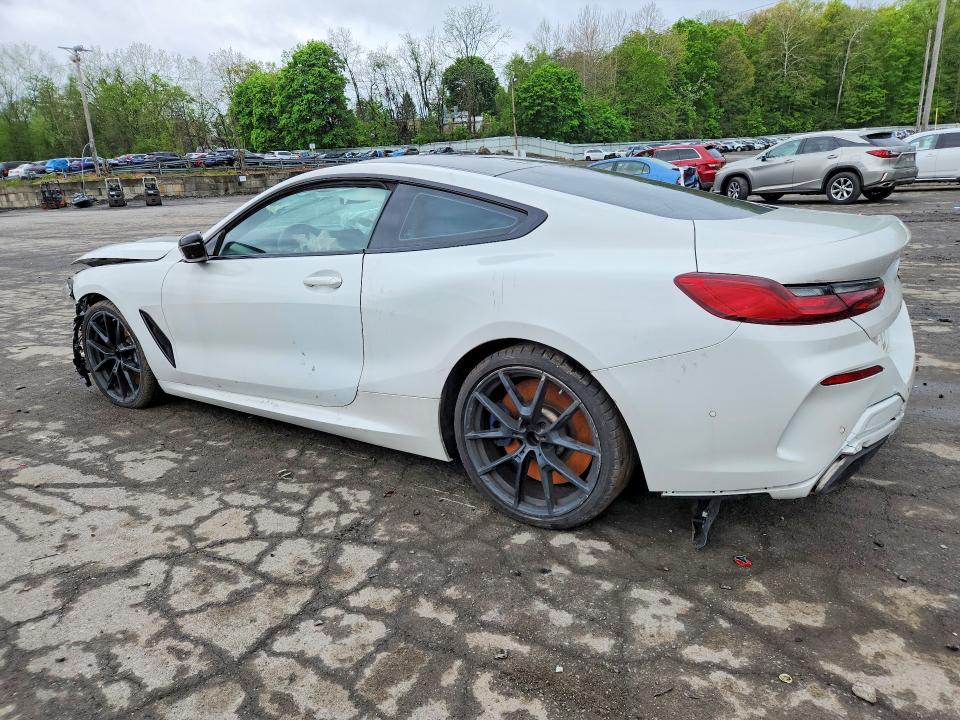 2020 BMW M8 VIN WBABC4C03LCE08899 COPART salvage auction — FRONT END, Va - Certificate Of Title (P), sold $16,500 on 2026-07-24 (photo 2)