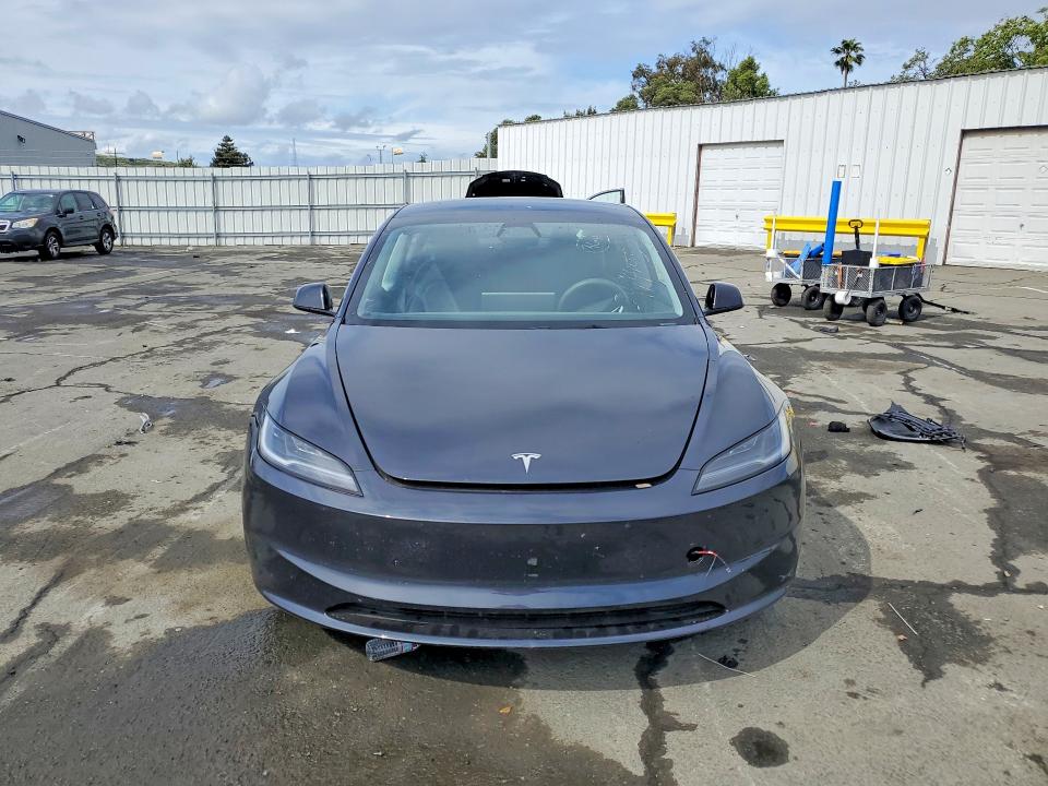 2024 Tesla Model 3 VIN 5YJ3E1EA8RF743011 COPART salvage auction — REAR END, CA - SALVAGE CERTIFICATE, sold $9,100 on 2026-07-24 (photo 5)