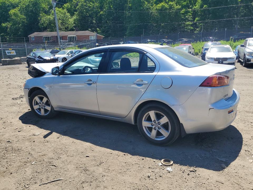 2009 Mitsubishi Lancer VIN JA3AU26U59U038522 COPART salvage auction — FRONT END, Md - Cert Of Salvage > 75% Damage, sold $700 on 2026-07-02 (photo 2)
