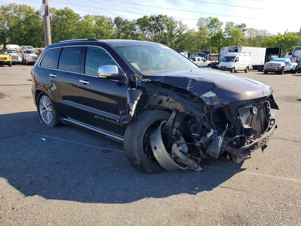 2017 Jeep Grand cherokee VIN 1C4RJFJG3HC707588 COPART salvage auction — FRONT END, In - Certificate Of Title, sold $350 on 2026-07-09 (photo 4)