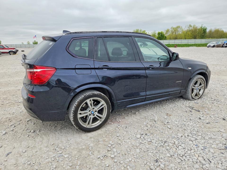 2011 BMW X3 VIN 5UXWX7C53BL732659 COPART salvage auction — FRONT END, Mi - Certificate Of Title, sold $1,300 on 2026-07-09 (photo 3)