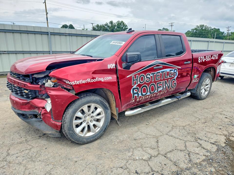 2022 Chevrolet Silverado VIN 1GCPWBEK7NZ151035 COPART salvage auction — FRONT END, La - Cert Of Title-Salvage, sold $7,100 on 2026-07-02 (photo 1)