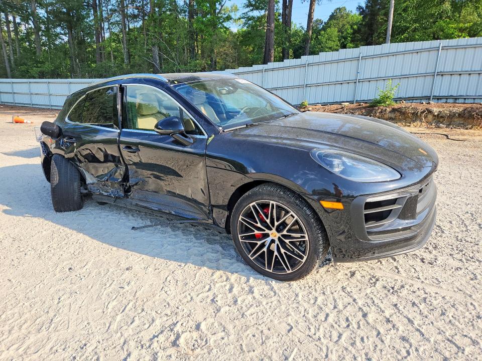 2025 Porsche Macan VIN WP1AG2A52SLB43599 COPART salvage auction — SIDE, NC - SALVAGE CERTIFICATE OF TITLE, sold $26,750 on 2026-07-06 (photo 4)