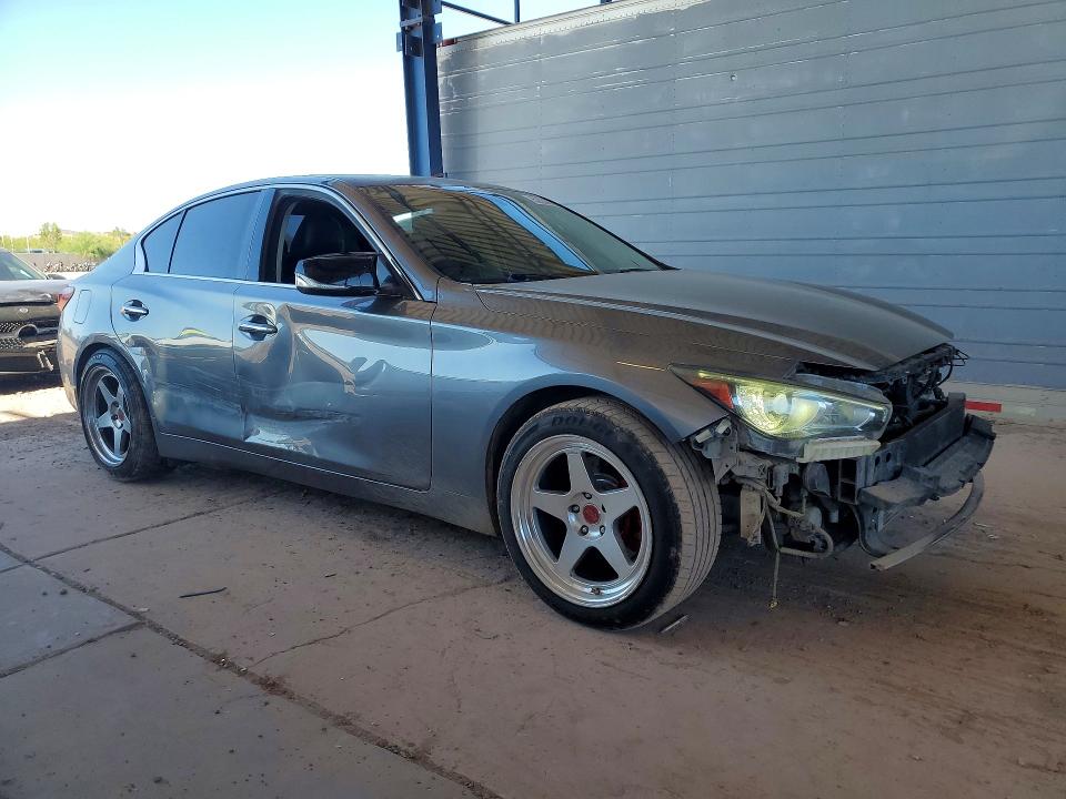 2018 Infiniti VIN JN1EV7AP2JM361688 COPART salvage auction — FRONT END, Az - Cert Of Title - Salvage, sold $3,050 on 2026-07-09 (photo 4)