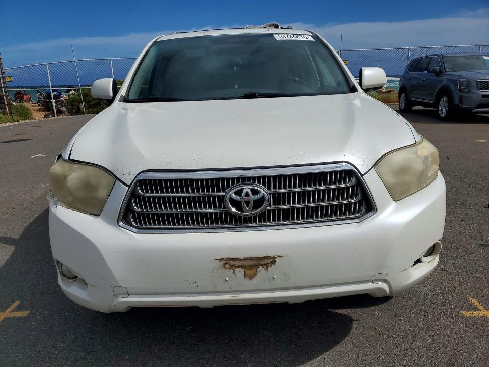 2009 Toyota Highlander VIN JTEEW44A792028597 COPART salvage auction — FRONT END, Hi - Certificate Of Title, sold $15 on 2026-07-13 (photo 5)