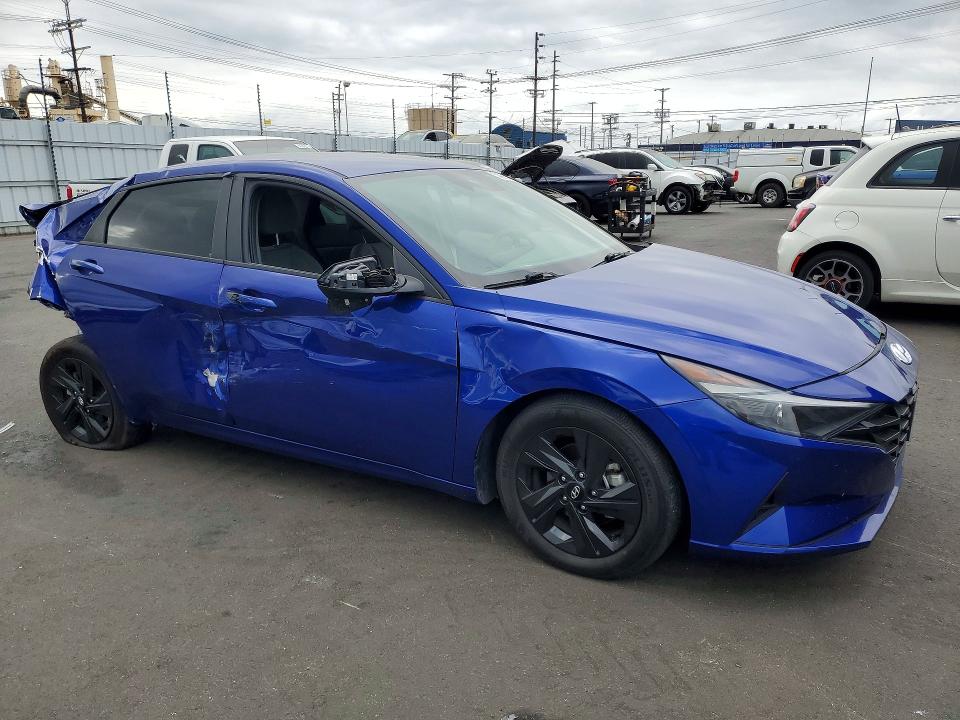 2023 Hyundai Elantra VIN KMHLM4AJ0PU083959 COPART salvage auction — REAR END, Ca - Salvage Certificate, sold $575 on 2026-07-13 (photo 4)