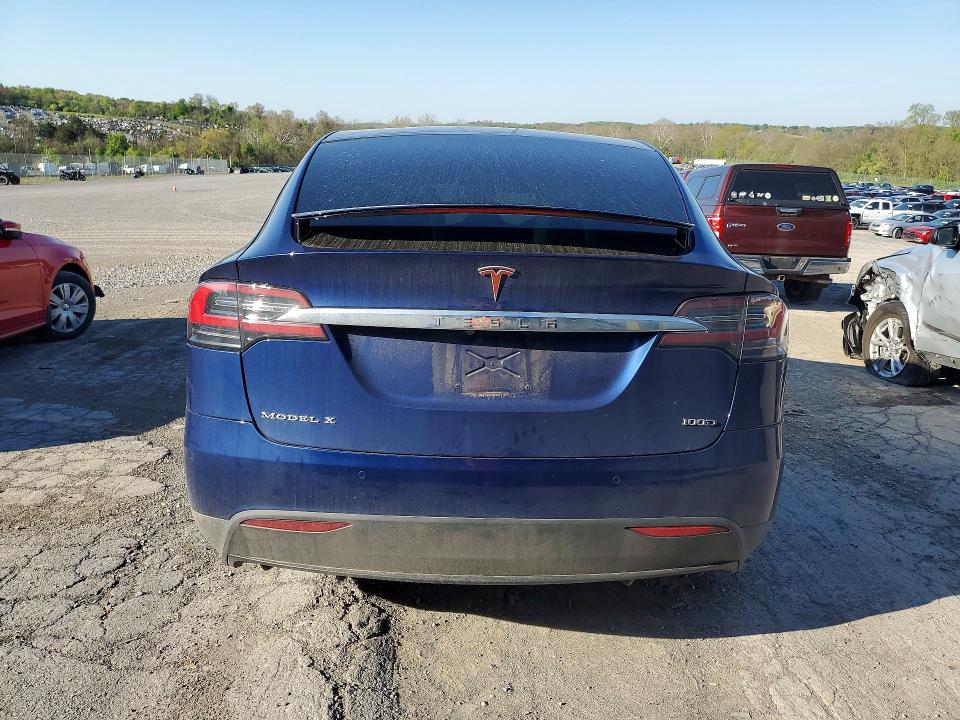 2019 Tesla Model x VIN 5YJXCAE27KF152626 COPART salvage auction — FRONT END, Pa - Certificate Of Salvage, sold $12,200 on 2026-08-21 (photo 6)