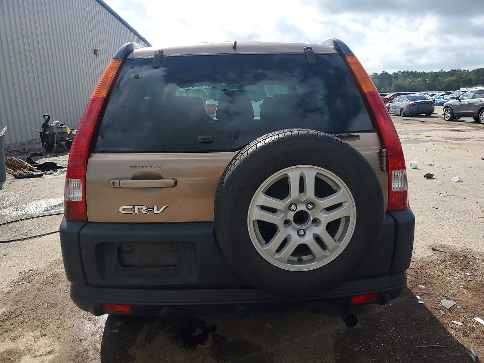 2002 Honda Cr-v VIN JHLRD78872C072896 COPART salvage auction — FRONT END, Sc - Cert Of Title-Salvage, sold $875 on 2026-07-13 (photo 6)