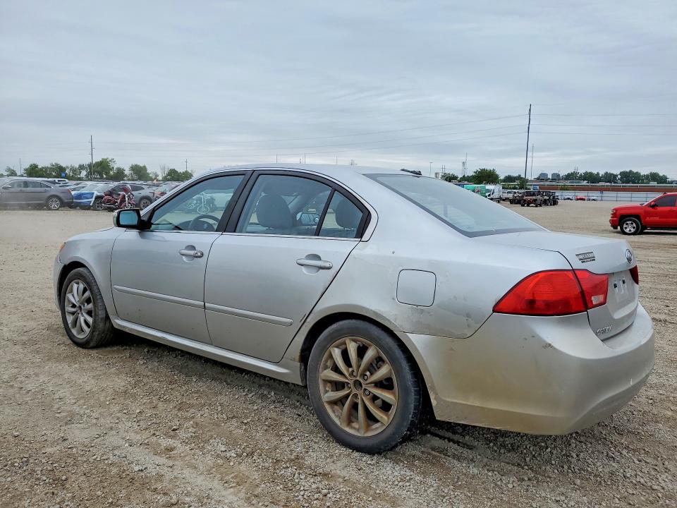 2009 Kia Optima VIN KNAGE228195282998 COPART salvage auction — HAIL, Ia - Cert Of Title-Salvage Title, sold $650 on 2026-07-15 (photo 2)