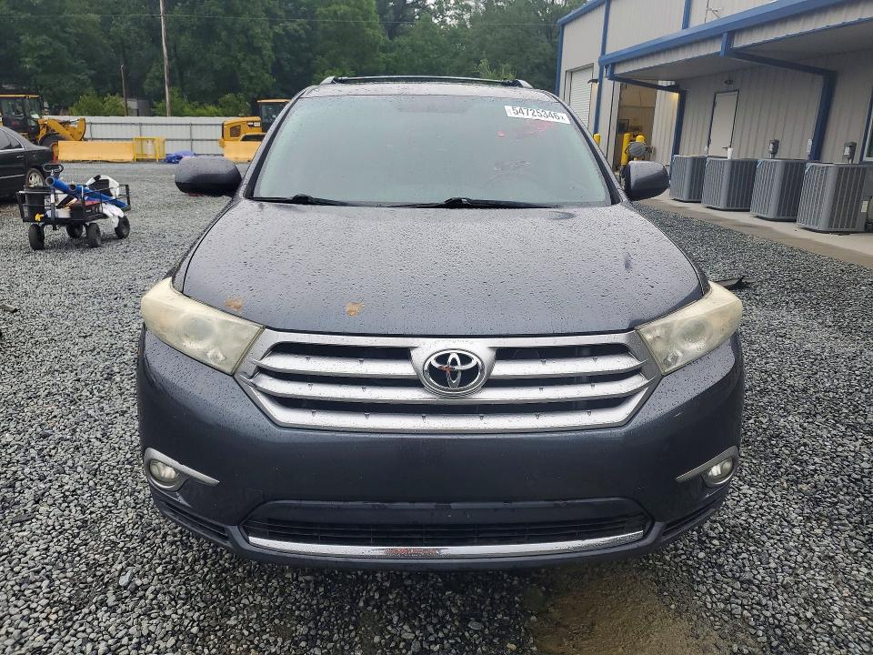 2011 Toyota Highlander VIN 5TDZA3EH7BS015034 COPART salvage auction — REAR END, Nc - Salvage Certificate Of Title, sold $5,900 on 2026-07-02 (photo 5)
