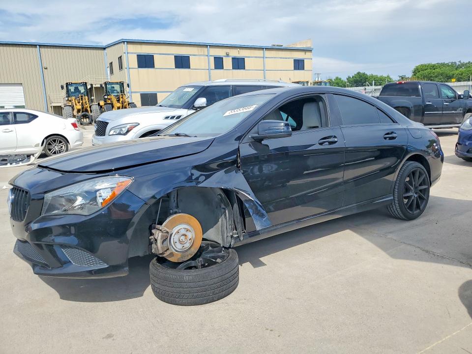 2016 Mercedes-benz Cla-klasse VIN WDDSJ4EB7GN298332 COPART salvage auction — FRONT END, Tx - Salvage Vehicle Title, sold $6,400 on 2026-07-27 (photo 1)