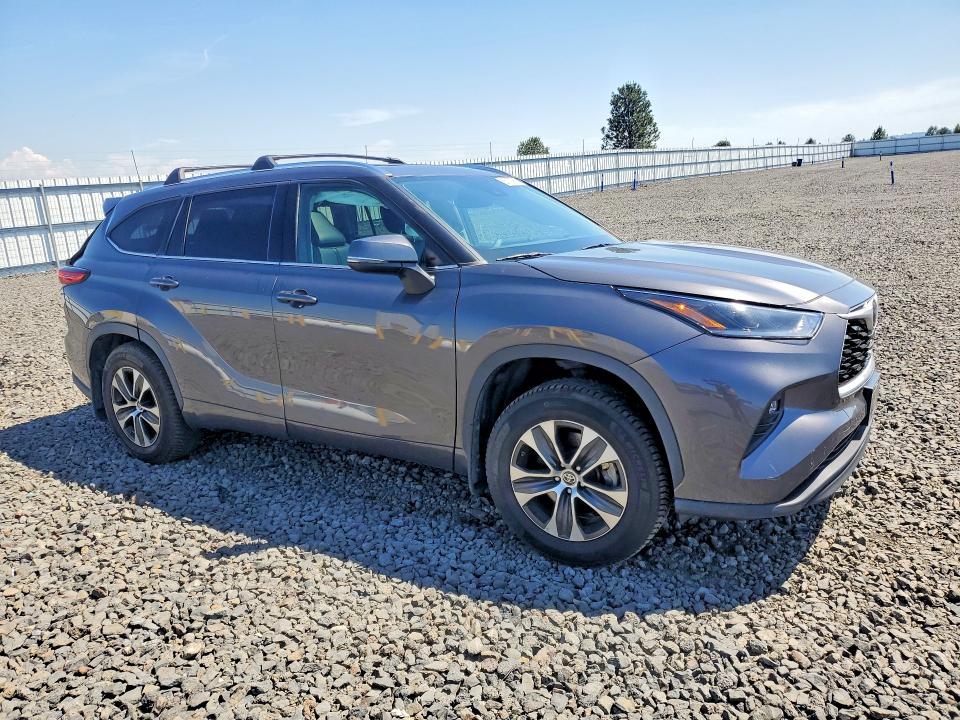 2021 Toyota Highlander VIN 5TDGZRBH7MS544431 COPART salvage auction — REAR END, Wa - Bill Of Sale, sold $9,100 on 2026-07-08 (photo 4)
