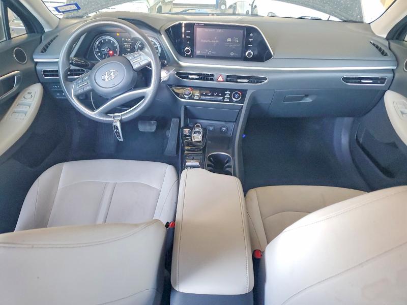 2021 Hyundai Sonata VIN KMHL64JA1MA155775 COPART salvage auction — REAR END, Tx - Salvage Vehicle Title, sold $3,700 on 2026-07-17 (photo 8)