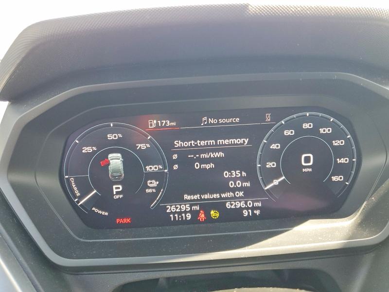 2024 Audi Q4 e-tron VIN WA1KUBFZ3RP053790 COPART salvage auction — SIDE, Fl - Cert Of Title Slvg Rebuildable, sold $17,900 on 2026-07-08 (photo 9)