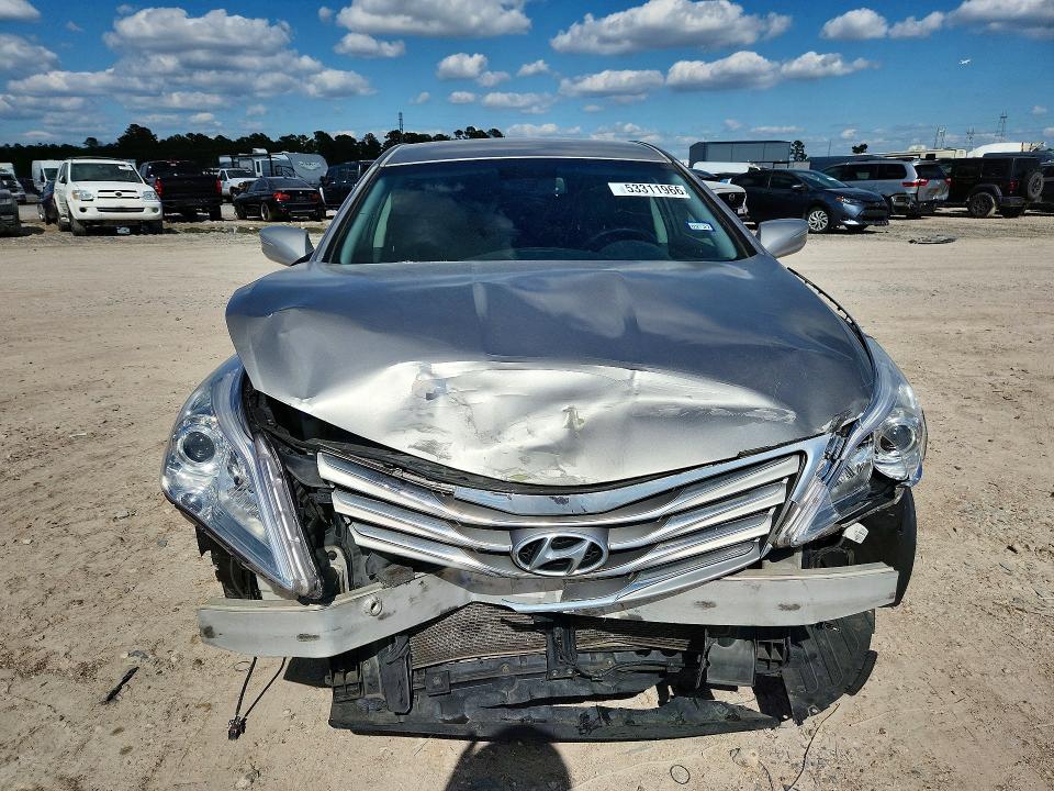 2014 Hyundai Azera VIN KMHFG4JG2EA349263 COPART salvage auction — FRONT END, Tx - Salvage Vehicle Title, sold $150 on 2026-07-24 (photo 5)